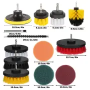 Electric Grout Power Scrubber Cleaning Drill Brush Tub Cleaner Combo Tool Kit ☸₰