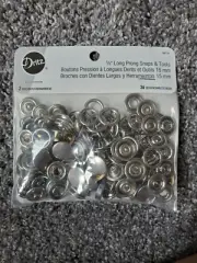 Dritz 5/8" Long Prong Snaps & Tools BK114