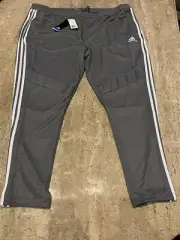 Adidas Men's Tiro 19 Tapered Pants Size 4XLT Grey-White