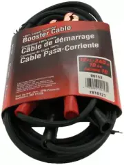 12ft Battery Jumper Cables 10ga Black/Red 100% Copper Tangle Free Great for RV!