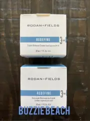 Exp 1/2026 Rodan + Fields REDEFINE Triple Defense & Overnight Restorative Cream