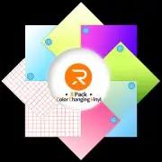 Cold Color Changing Adhesive Vinyl Bundle - 12" x 10" 8 pack