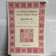 Le Passe’ Compose’ Cross Stitch Pattern Puzzle III Creation Majorie Massey