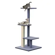 i.Pet Cat Tree 124cm Scratching Post Tower Scratch