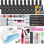 Manicure Set Extension Nail Gel Set Quick Extension UV Gel Base Gel Top Coat Kit