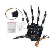 Robot Mechanical Claw Clamper Gripper Arm Left Hand Five Fingers with Servos