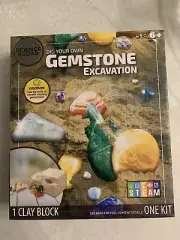 Science Squad Gemstone Excavation Kit Includes Everything You Need New In box