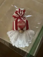 Handmade Coca Cola Inspired Gnome Ornament