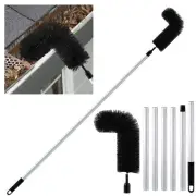 Gutter Cleaning Brush Extendable Guard Cleaner Tool with 6 Pcs Extension Pole