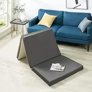 [Zinus] Trifold Folding Mattress Camping Foldable Bed | Portable Travel Trailer Floor Bedding, Foam - Single