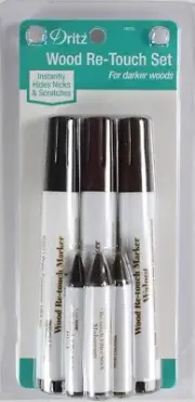 Dritz Re-Touch Dark Wood Filler Sticks And Markers
