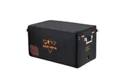 San Hima 95L Portable Camping Fridge Freezer Dual Zone With Insulated Cover