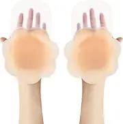 [Dealswin] Nippleless Covers 5.1inch Silicone Breast Lift Reusable Pasties for A-D Cup