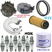 Tune Up Kit Filters Cap Wire Spark Plugs For CADILLAC CALAIS V8 8.2L; 4BBL 1976