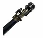 Nautical Walking Stick W/ Brass Steam Engine Handle Collectible 38'' Wooden Cane