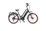 NCM Cru7s Step Thru Cruiser Electric Bike, 250W-500W, 48V 19Ah 912Wh Battery [Matt Black]