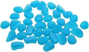 CAXUSD Valentines Day Home Decor 200pcs Dark Luminescent Stones Fish Tank Decor Artificial Rocks for Pathways Driveways