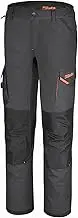 Beta - 7818G L-Grey Multi-Pocket Work Trousers with Stretch Fabric Inserts, Tear-Resistant Crotch, Leg Reinforcement, high and Elastic Waist, Large Pockets and Key Ring