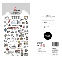 在飛比找蝦皮購物優惠-有現貨🌟韓國Sonia手帳素材 手帳貼紙 創意貼紙 天氣貼紙