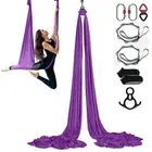 VEVOR Aerial Silk & Yoga Swing, 8 m Length, Aerial Yoga Hammock Kit with 100gsm