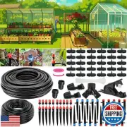 Drip Irrigation Kits, 213 FT Mist Cooling Automatic Irrigation System for Out