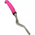 Garden Guru Pink Hand Weeder Tool with Ergonomic Handle, Rust Resistant