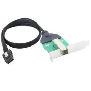 Mini SAS SFF-8644 Female To Mini SAS SFF-8087 36P Male Cable Adapter for Server