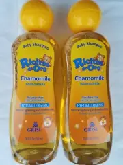 2 Baby Shampoo Ricitos Oro Chamomile Paraben Free Hypoallergenic Grisi 23.6 oz