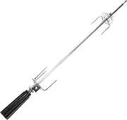 CIYODO Stainless Steel Rotating BBQ Fork Multi Functional Cooking Tool for Grilling Chicken for Bbqs for Roast Chicken Duty Design