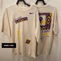 在飛比找蝦皮購物優惠-【Simple Shop】NIKE NBA 湖人 運動短袖 