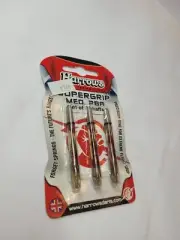 HARROWS SUPERGRIP Medium Clear Black dart shafts 2ba 1 set of 3 BRAND NEW