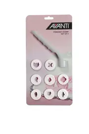 Fondant Stamp, 9 Piece Set