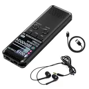 32GB Digital Voice Recorder Playback Device Lectures Activated Audio Recorders