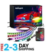 Car Underglow Neon Accent Lighting Kit with 256 RGBIC LEDs & Bluetooth Control