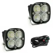 Baja Designs Squadron Sport Dual LED Auxiliary Light Pod Wide Cornering - Clear