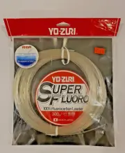 YO-ZURI Fluorocarbon Leader 300lb Test 30 Yard .074 mm Saltwater Fishing Line