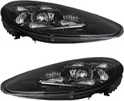 970.2 Car Accessories LED Headlights Compatible With Porsche Panamera 2014-2017 Upgrade 2021 Pdls Style(Right Hand Drive,WHITE_LED)