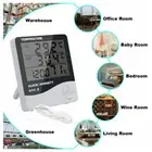 1Pc Useful Digital LCD Hygrometer Humidity Indoor Thermometer Temperature Meter