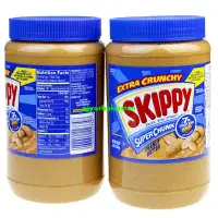 在飛比找蝦皮購物優惠-美國進口SKIPPY四季寶花生醬粗粒幼滑462g早餐拌面醬面