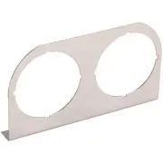 Speedway 665814143 Under Dash 2-Hole Mounting Panels