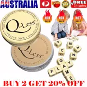 Qless Qless Letter Dice Game Q Less Game Word Dice Crossword Solitaire Dice Game