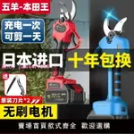 日本鋰電修枝剪充電式修剪樹枝果樹園藝電動修枝剪樹剪電動剪枝剪