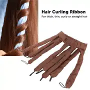Curler Women Roller Headband Cotton Hair Curling Ribbon For Hou US