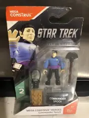 Mega Construx Commander Spock. Series 2. New In Package.