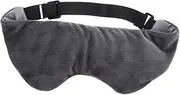 TOKIDNY 1Pc Adjustable Blinder for Sleeping Eye Mask for Travel Home Use Eye Fatigue Swelling Micro Bead Pressure Sensitivity