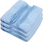 WOONEKY 3pcs Coral Fleece Absorbent Face Towels Soft Lightweight Washcloths for Cleansing for Home Dorm Use Skin Friendly Design for Removing Oil Makeup