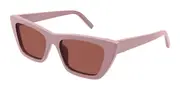 Saint Laurent SL 276 MICA 058 Men's Sunglasses Pink Size 55