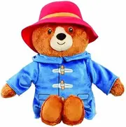 Rainbow Designs Small Paddington Bear Plush Toy - Cuddly Teddy in Famous Red Hat and Blue Duffle Coat - Plush Film Figure for Children's Room and Paddington Fans