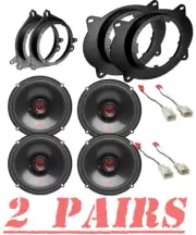 JBL Shallow mount 6.5" 2Way Front/Rear Door Speakers for 2007-2020 Toyota Tundra