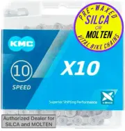 KMC X10 Chain 10 speed - SILCA or MOLTEN SPEED wax